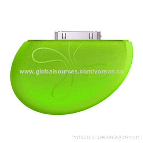 1,000mAh Li-polymer Battery Emergency Power Bank for iPhone 4/4S, 30- and 8-pin, Micro USBNew